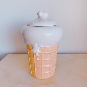 SOLD- Vintage Ice Cream Cookie Jar